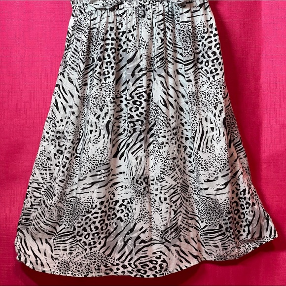 RUE21 LEOPARD & ZEBRA SUN DRESS SIZE S - Picture 3 of 11